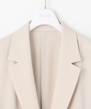 ANY SIS 【洗える】セレモニーダブルクロス ジレ ライトベージュ
