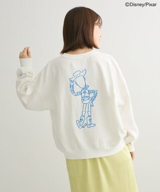 Green Parks トイストーリー／バック刺繍プルオーバー White
