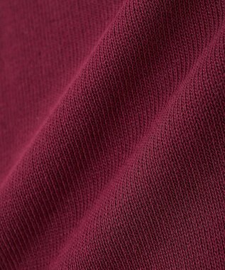 earth music&ecology 袖口スリットスキッパーカーディガン Bordeaux