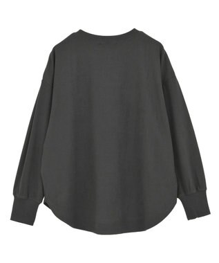 AMERICAN HOLIC ソフトタッチヘンリーネックプルオーバー Charcoal Gray