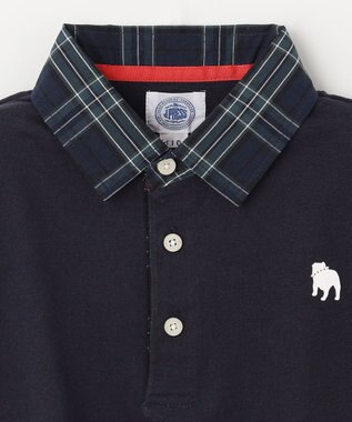 J.PRESS KIDS 【110-130cm】ブル ポロシャツ ネイビー系