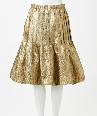 23区 S 【R(アール)】LIMONTAメタリックジャカード スカート ゴールド系
