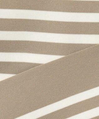 自由区 【WEB限定カラーあり・洗える】ドライコットンハイゲージプルオーバー ニット [WEB限定]ベージュ×オフ