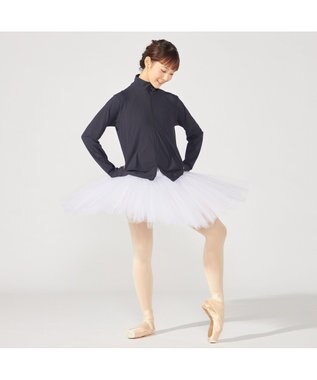 Chacott ウォームアップジャケット ネイビー