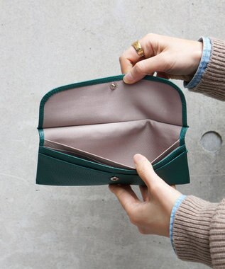 FOLNA RD アドリアレザー フラット長財布 ブラック
