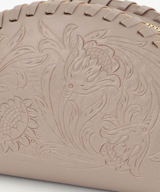 GRACE CONTINENTAL Semicirclepouch2 グレージュ