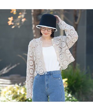 林八百吉商店 un chapeau  バイカラーサーモハット ブラック