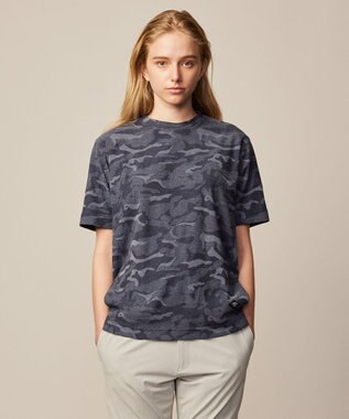 JOSEPH ABBOUD MOUNTAIN 【吸水速乾・男女兼用】カモフラジャガードTシャツ