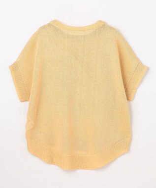 ANY ラミータッチオーバーニット イエロー