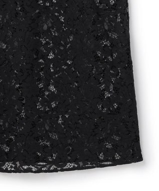 UNFILO レース キャミワンピース ブラック