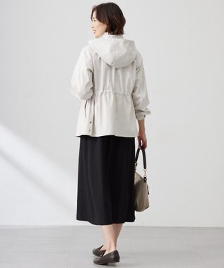 J.PRESS LADIES 【撥水・洗える】Artirosa テントライン ショート丈 コート ベージュ系