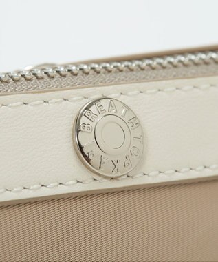 TOPKAPI 【Breath TOPKAPI】MORPH モーフ リンクルナイロン 舟形 ポーチ　撥水 ベージュ