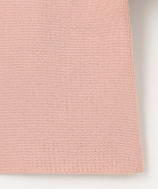 Feroux 【洗える】パールニットジャケット ピンク系