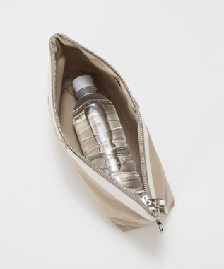 TOPKAPI 【Breath TOPKAPI】MORPH モーフ リンクルナイロン 舟形 ポーチ　撥水 ベージュ