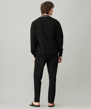 UNFILO MENS スゴ機能美 ニット カーディガン ダークカーキ