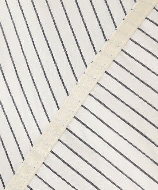 ICB 【洗える】CRySiタイプライター ロングシャツ オフホワイト系柄