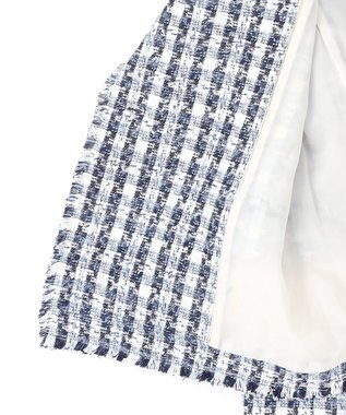 BEIGE， BERYL / ファンシーツイードダブルジャケット Navy Mix