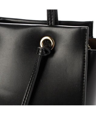 UNBILLION カシュカシュ cachecache / ノットハンドル縦長ミニトート ブラック