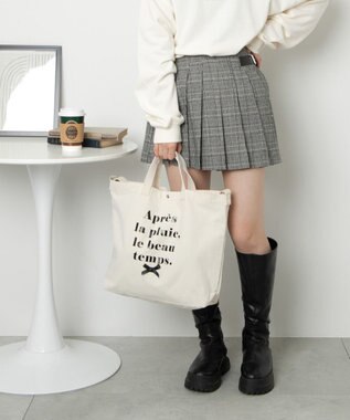 WEGO 2wayキャンバストート 柄18