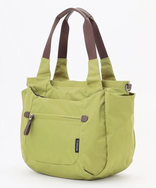 LA BAGAGERIE 【MONICA】ラウンド2WAYトートバッグ グリーン
