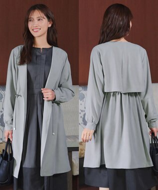 Tiaclasse タックヨーク着流しパフスリ－ブコート