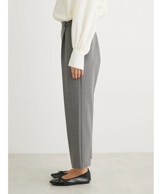 Green Parks きれいシルエットチェックパンツ Glen Check