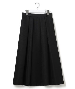 23区 リンクルマトラッセ フレアスカート ブラック系