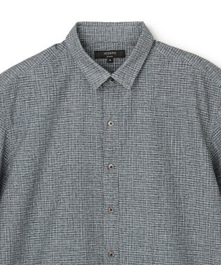 JOSEPH HOMME 【新型】トリコサッカーストレッチ　 レギュラーカラー半袖シャツ ＜新色＞グレー系5