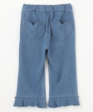 ANY KIDS 【洗濯機可能/接触冷感】ひんやり カットソーパンツ デニム