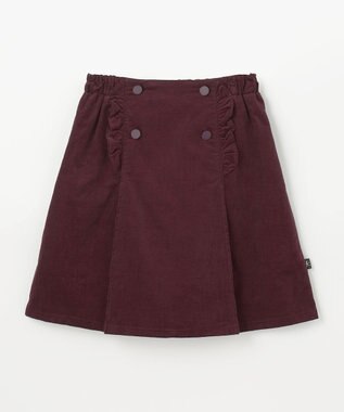 組曲 KIDS 【150-160㎝】コーデュロイ キュロット ワイン系
