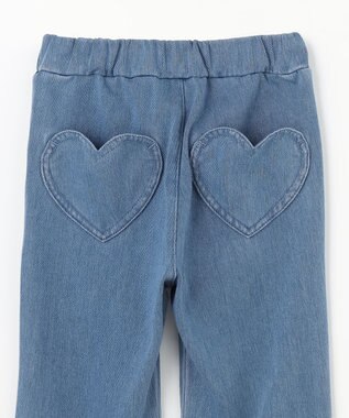 ANY KIDS 【洗濯機可能/接触冷感】ひんやり カットソーパンツ デニム