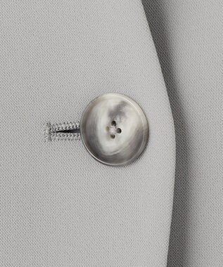 自由区 【XSサイズ～/洗える】ダブルフェイススーティング ノーカラージャケット セージ