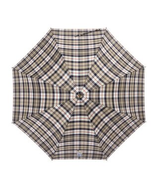 MOONBAT 【雨傘】POLO RALPH LAUREN（ポロ ラルフローレン）チェック ポロベア ワンポイント 長傘 ベージュ
