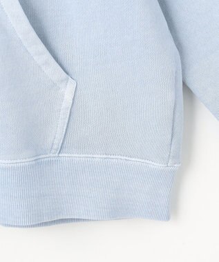 ANY ピグメントパーカー ライトブルー