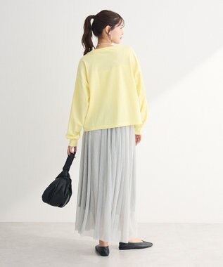 Green Parks 刺繍ロゴクロップドＴシャツ Yellow