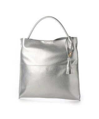 UNBILLION perche / カウレザー裏無し1本手トート シルバー