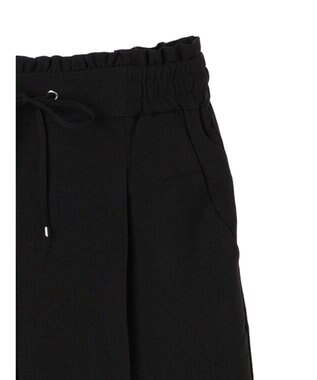 earth music&ecology リネンライクワイドパンツ Black