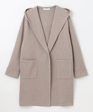 ANY 【洗濯機可】フーディーコーディガン モカ