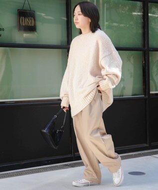 WEGO 【ユニセックス着用ITEM/ウエストゴム/手洗い可】シェフパンツ ベージュその他