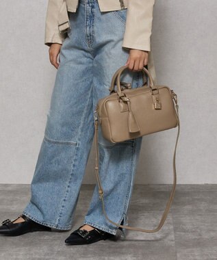 style code 【人気モデル再入荷！】【PADMA/パドマ】 キーチャーム付 本革ボストンバッグ