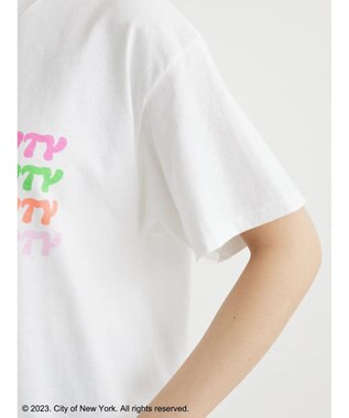 Green Parks ＮＹＣ　ロゴプリントＴシャツ Off White