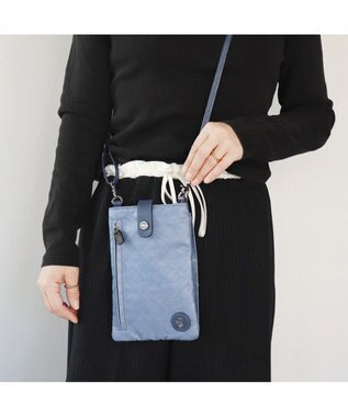 PELLE BORSA パスポートサイズショルダーバッグ Alive アライブ 4306 ブルー