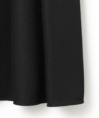 23区 リンクルマトラッセ フレアスカート ブラック系