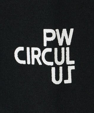 PW CIRCULUS 【吸水速乾 / UV遮蔽率99.5% UVカット / ストレッチ】【MEN】DELFT ロングスリーブモックT ゴルフ ブラック系