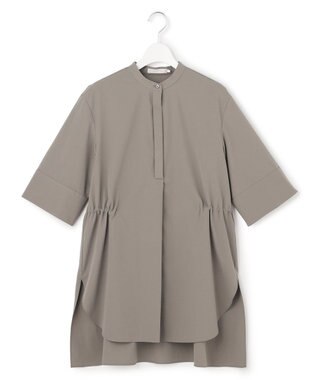 ICB 【先行予約】 ヴィンテージスパンブロード デザインブラウス スティールカーキ