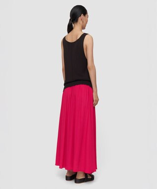 JOSEPH シルクブレンドクレープ　スカート Fuchsia