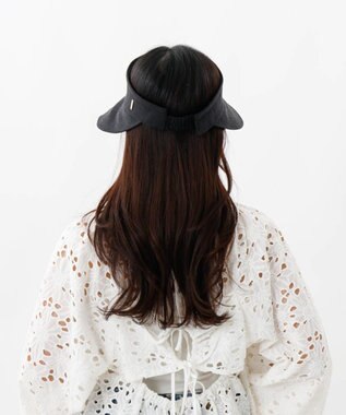 AURORA 【 Beaurance （ビューランス）】サマーシールドリネンジョッキーキャップ ブラック