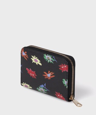 Paul Smith プリントコンビネーション コインケース チャコールグレー