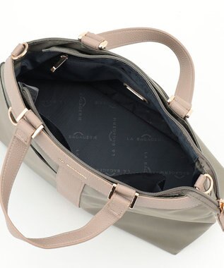 LA BAGAGERIE コンビ2WAYトートバッグ Sサイズ グレー