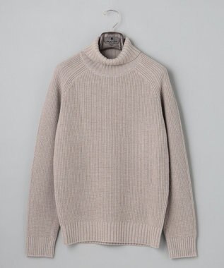 GOTAIRIKU ミドルゲージ＿畦編みタートル ベージュ系